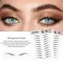 DKAF 2 Pcs 3D Hair-Like Authentic Eyebrows, Waterproof Imitation Ecological Natural Tattoo Eyebrow Stickers, Grooming Shaping Brow Shaper Makeup Eyebrow Transfer-E16 DKAF 2 Pcs 3D Hair-Like Authentic Eyebrows, Waterproof Imitation Ecological Natural Tattoo Eyebrow Stickers, Grooming Shaping Brow Shaper Makeup Eyebrow Transfer-E16
