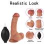 7 inch Lifelike Women Couple Squirting Toy with Strong Suction Cup Wand