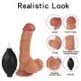 7 inch Squirting Pénis Waterproof Muscle Massager Lifelike Relax Squirting Wand