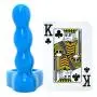 Doc Johnson Platinum Premium Silicone - The Double Dip 2 - Double Penetration C-Ring - Blue Doc Johnson Platinum Premium Silicone - The Double Dip 2 - Double Penetration C-Ring - Blue