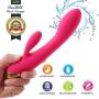 Powerful Cordless Handheld Electric Massager, 10 Vibrations with Waterproof and USB Cable Rechargeable, Great Choice for Sports Recovery Relief Muscle Arm Aches Foot Neck Back