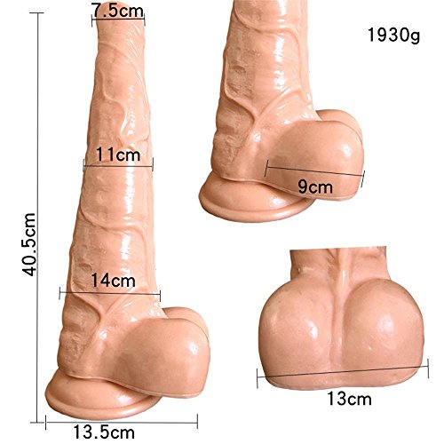 AZX Dildo Waterproof With suction cup Women Massage Wand Large Simulation horse penis Secret packaging, flesh color