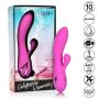 Calexotics SE-4350-45-3 California Dreaming Malibu Minx Silicone Rabbit Vibrator with Suction, Pink