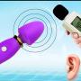 EIKdoulf02 Safe 12 Speed Vibrator Wand Massage Cordless Cordless Body Massager for Women and Couple Adult Sex Toys - Rose Red Battery