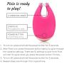 Pixie - Clitoris Vibrator - Magical Sex Toy with 10 Powerful Settings for Women and Couples, Waterproof Body Safe Silicone, Rechargeable, Quiet, by Sweet Vibrations (Pink)