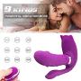 Vibration Hands Free USB Waterproof Massage Vibrating Buttêrfly Adullt Toys for Female USB Rechargeable Electric Vibrartõr Sê-x Wearable Toys for Women