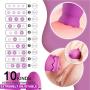 SYOSIN SHUANGMI 2 in 1 Balls Kit Vibrators - Massager Ben Wa Balls for Women & Silicone Massager USB Rechargeable & Pelvic Floor Exercises(Purple)
