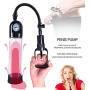Pên-nīs Mens Manual Handheld Pump with Pressure Gauge and Quick Release Valve