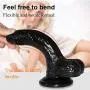 TTQQJJ 7 Inch Realistic Waterproof Relax for Women Female - Black - Xiaoxueernianji1.1 TTQQJJ 7 Inch Realistic Waterproof Relax for Women Female - Black - Xiaoxueernianji1.1