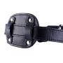 YiFeng Lockable Dildo Penis Mouth Gag with Lock Bondage Leather Strap On BDSM Adult Sex Toy (Long)