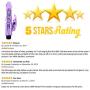 Waterproof Rabbit Vibrator Clitoral and G-Spot Vibrations for Women Intimate Sex Toy