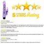 Waterproof Rabbit Vibrator Clitoral and G-Spot Vibrations for Women Intimate Sex Toy Waterproof Rabbit Vibrator Clitoral and G-Spot Vibrations for Women Intimate Sex Toy