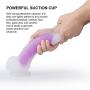 UTIMI Liquid Silicone Dildo Dong with Suction Cup and Ball 8.3 Inch