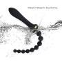 IMO Vibrating Anal Plug and Silicone Anal Beads Anal Chain - Healthy Vibes G-spot Vibrator Prostate Massager - Rechargeable & Waterproof - for Men, Women or Couples (Black)
