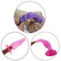 ZhengYa 6PCS Sex Toys Anal Trainer Kit Butt Plugs Beginner Starter Set Medical Silicone Prostate Massager(Purple)