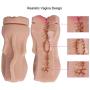 MLSice Male Masturbator Real Vaginal Realistic Pocket Pussy Strong Suction Suck Vacuum Masturbating Masturbation Cup Adult Sex Toys for Men