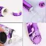 12 Speeds Wired Powerful Handheld Waterproof Wand Massager, Personal Therapy Massager for Sports Recovery- Purple