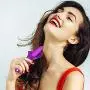 USB Rechargeable Vibrator Handheld Wand Massager Powerful Magic Massage Toys for Body – Neck – Foot- from Muscle Aches Purple Type