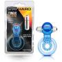 7 Speed Tongue Vibrating Cock Ring - Clitoral Stimulating Cockring - Sex Toy for Men and Women (Blue)