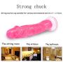 Whtao Realistic Real Soft Dîldɔ Waterproof Relax Massage Tools Whtao (Color : Pink)