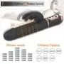 Vibrating Rabbit Realistic Dildo for Clitoral Stimulation, G-Spot Vibrator Bunny Rotating Bead Waterproof Rechargeable Clitoral Anal Vibrator Adult Sex Toys(Black)