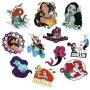 100pcs Cartoon Sweet Princess Anime Stickers Laptop Computer Bedroom Wardrobe Car Skateboard Motorcycle Bicycle Mobile Phone Luggage Guitar DIY Decal (Cartoon Princess)