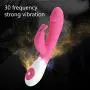 JINZHI Rabbit Massage Sticks~Adjustable 30 Frequency~Life Waterproof~Whispering Quiet~Power by 2AAA