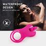 Speed P-ëň-Ïš Ring Massaging Device USB Rechargeable Exercise Rings for Men Vibrantion Six Toy