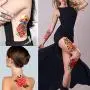 Yazhiji 49 Sheets Temporary Tattoos for Women and Men 3D Extra Large Waterproof Sexy Flowers Fake Tattoo Kits Yazhiji 49 Sheets Temporary Tattoos for Women and Men 3D Extra Large Waterproof Sexy Flowers Fake Tattoo Kits