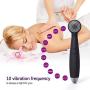 Electric Magic Bullet Wand Massager Powerful Personal Wand Massager Cordless Handheld Body Therapeutic Massage for Back Neck Shoulder Tension Relief