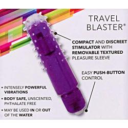 California Exotics Waterproof Travel Blaster Vibrator, Purple