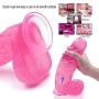 9.8Inch Safe Soft Materials Small Simulation Realistic Lifelike Massage G Anall Toys for Women Men Begain DîD&lő Stick with Suction Good Pleasure Tool Pink