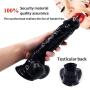 HYLHYL5-F Waterproof Handheld Hands-Free Play Wand Personal Realistic Toy Super Realistic Stick (Black, L:23cm/7.48 in, W:4.5cm/1.57 in)