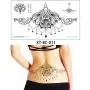 5 Sheets 13.8x24cm Sternum Chest Temporary Tattoo Big Body Art Sticker Jewelry Pendant 5 Sheets 13.8x24cm Sternum Chest Temporary Tattoo Big Body Art Sticker Jewelry Pendant