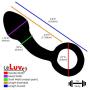 LeLuv Large Pink Glass Anal Prostate Massager Butt Plug Beginner Male Toy Bundle with Premium Padded Pouch LeLuv Large Pink Glass Anal Prostate Massager Butt Plug Beginner Male Toy Bundle with Premium Padded Pouch