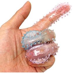 5 pcs Sex Toy Massage Glove Female Masturbation Finger Condom Vagina Stimulation Flirt G Spot for Women