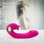 Simulated Oral Tongue Sucking Toy 7 Frequency Vibration & 7 Suction Soft Touch Internal Clitorial Sucking Toy for Women T-Shirt