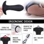 Vibrating Butt Plug-Anal Sex Toys Trainer for Beginners Dildo Soft Safe Silicone Anal Vibrator Medical Grade Trainer Flexible Waterproof with 7 Vibration Modes for Men Women Toy by Honey Play