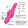 Movitip Clitoral Vibrator G Spot Vibrator Adult Sex Toys with 7 Vibrating Modes for Couple,Silicone Waterproof Rechargeable Clitoris Vagina Stimulator Massager Love Doll Torso