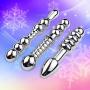 Senoow Metal Back Hang Toy Stainless Steel for Men and Women Play Metal Bead Plug Heavy Duty Hang Plug Bead Stainless Steel Polished Plug