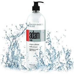 TOPCO SALES Adam Male Toys Water-based Glide Silk Friendly Lubricant for All Sex Toys, 34 Fl. Oz (Pack of 1)