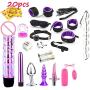 Massage Toys Dress&Funny Toys Blockage Toyss Handcuffs Whip Chests Clip Blindfold Breast Games Private Funny Toys Kit for Couples,Option 14