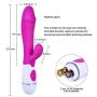 UTIMI Vibrating G Spot Rabbit Vibrator Upgraded Silicone 10 Speed Vibrations Clitoris Stimulation for Women