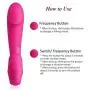 Clitoral Vibrator Silicone Clitoris Stimulator UTIMI Rechargeable Dildo Vibrator G Spot Massager with 10 Modes Adult Sex Toys for Women and Couple Clitoral Vibrator Silicone Clitoris Stimulator UTIMI Rechargeable Dildo Vibrator G Spot Massager with 10 Modes Adult Sex Toys for Women and Couple