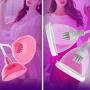 Huluda 10 Speeds Brēast Enlargēment Device Breāst Pump Stīmulator Mssager Toys For Women (B)