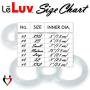 LeLuv Cock Rings Eyro Clear Silicone Bundle with Easyop 2.25 inch Loader Cone .5 inch Unstretched Diameter 3 Pack