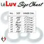 LeLuv Cock Rings Eyro Clear Silicone .6 inch Unstretched Diameter 3 Pack LeLuv Cock Rings Eyro Clear Silicone .6 inch Unstretched Diameter 3 Pack