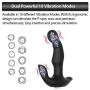 CHEVEN Whirling Beads Dual Motors Vibrating Anal Vibrator for Men with Wireless Remote Control,Anal Vibrators Butt Plug Prostate Massager Stimulator,Adult Male Anal Sex Toys for Men Women and Couples