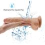 Vibrating Dildo for Women G Spot Vibrator Massager with 20 Modes Rechargeable Realistic Penis with Remote Controller Waterproof Sex Machine for Beginners with Suction Cup