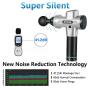 Massage Gun, Powerful Cordless Handheld Deep Tissue Muscle Massager,20-Speed Touch Screen Adjustment